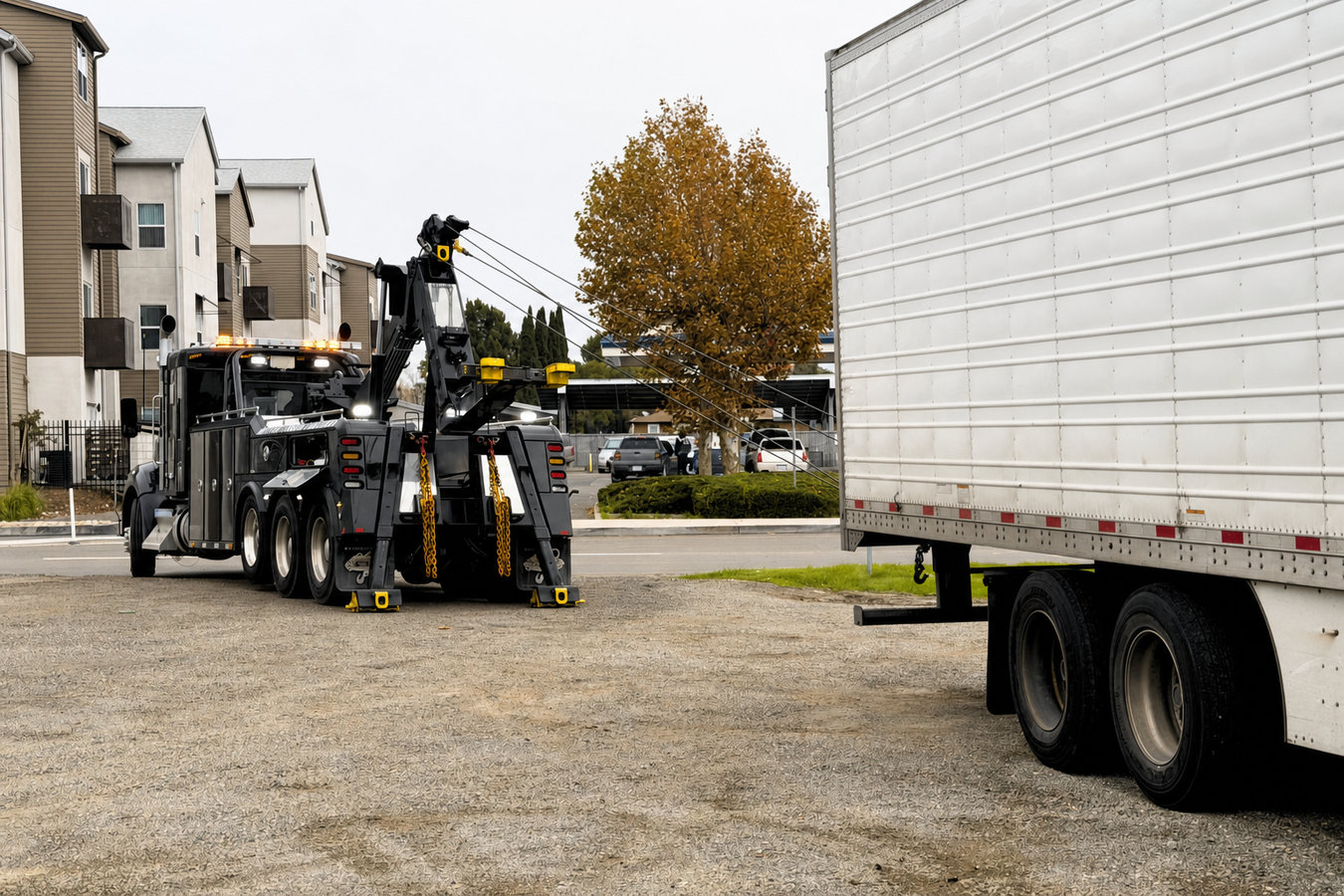 Truck towing